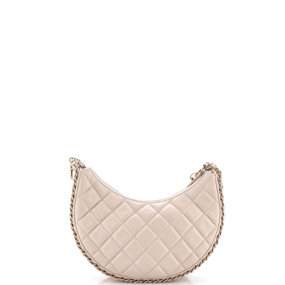 Chanel Chain Around Hook Hobo Quilted #254520C47B - Picture 3 of 6